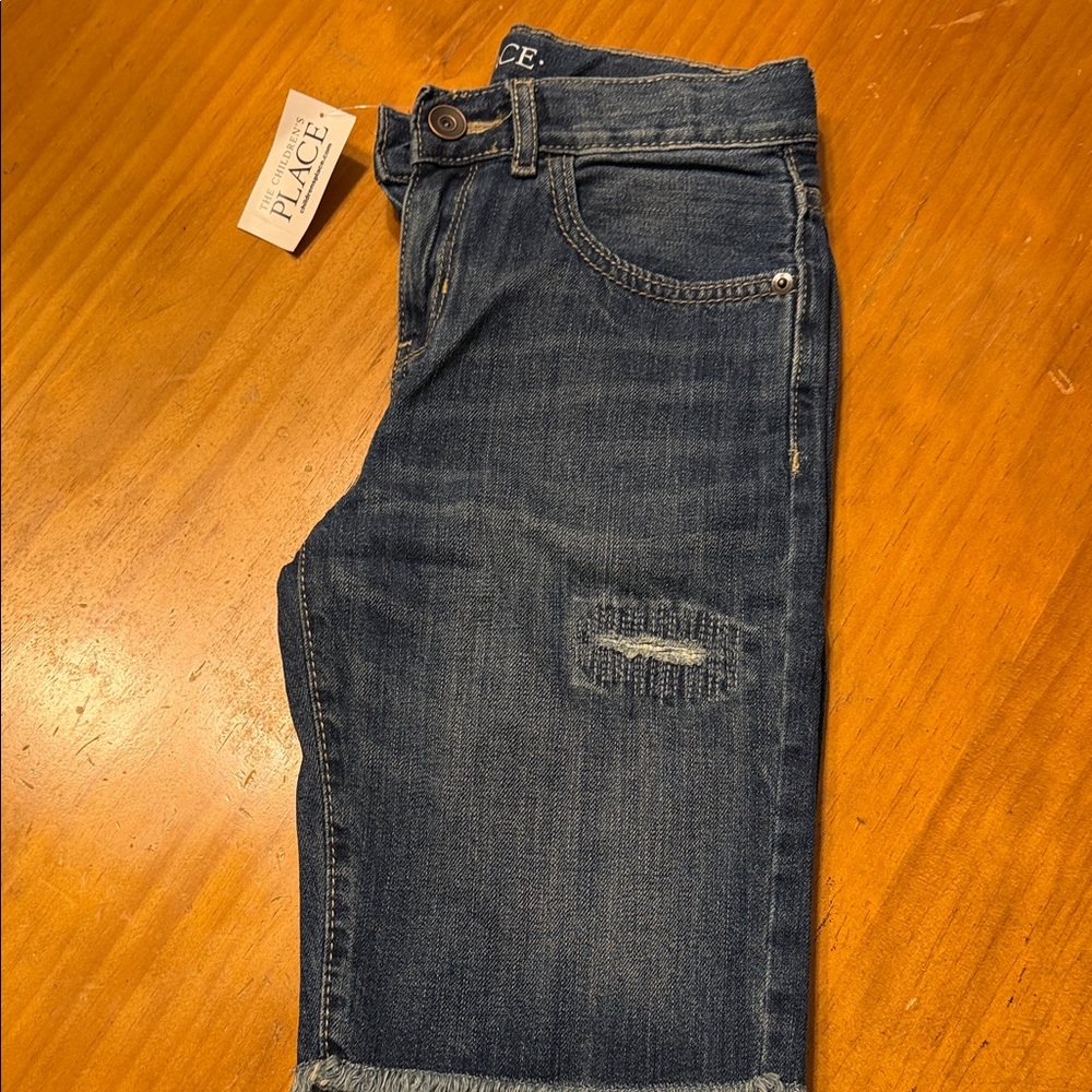 The Children's Place Dark Blue Denim Shorts